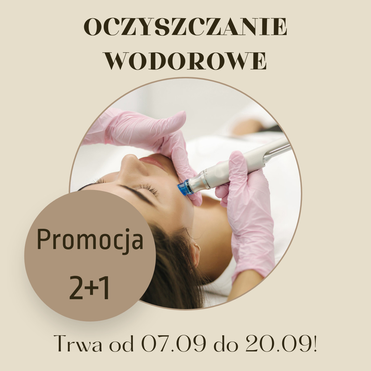 Oczyszczanie wodorowe w salonie Kosmetologia Face & Body w Andrychowie
