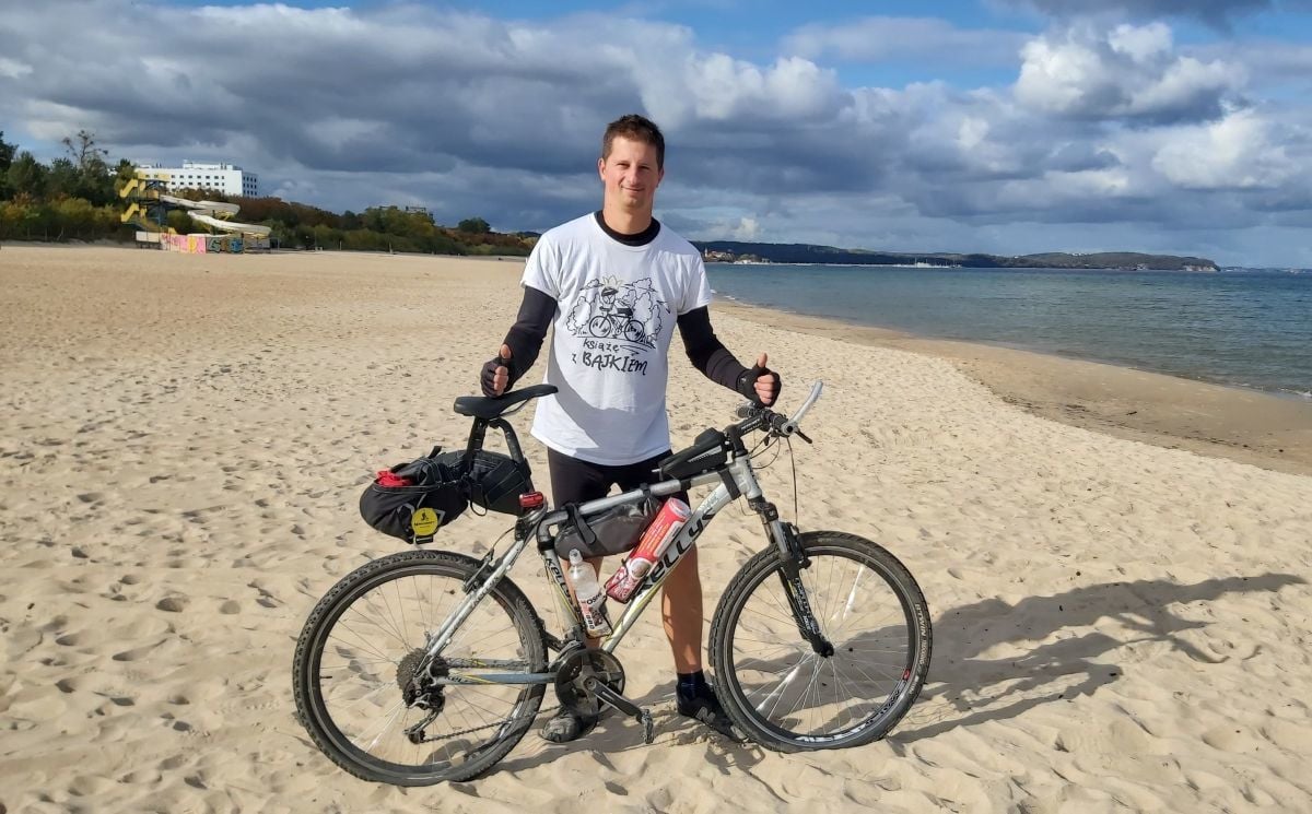Dla chorej Zosi pokonał rowerem ponad 1000 km w 9 dni!