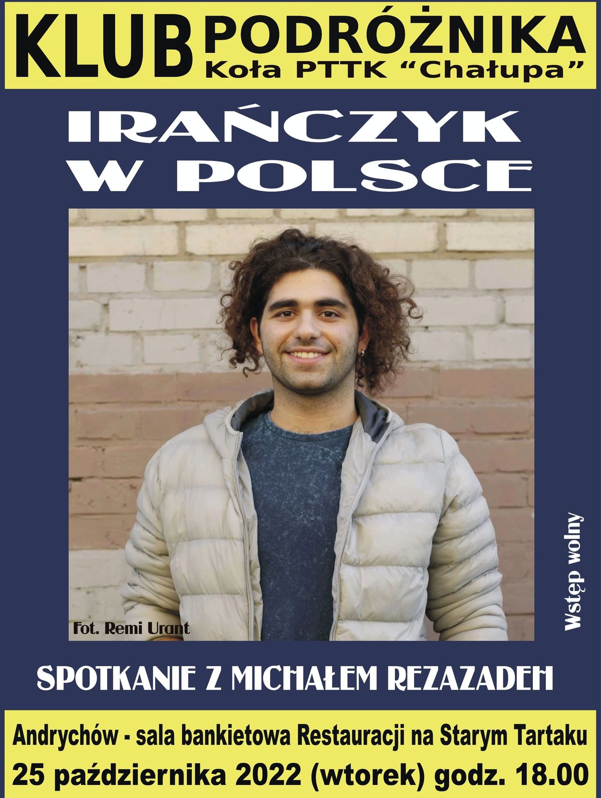 Irańczyk w Polsce. Spotkanie w Klubie Podróżnika w Andrychowie