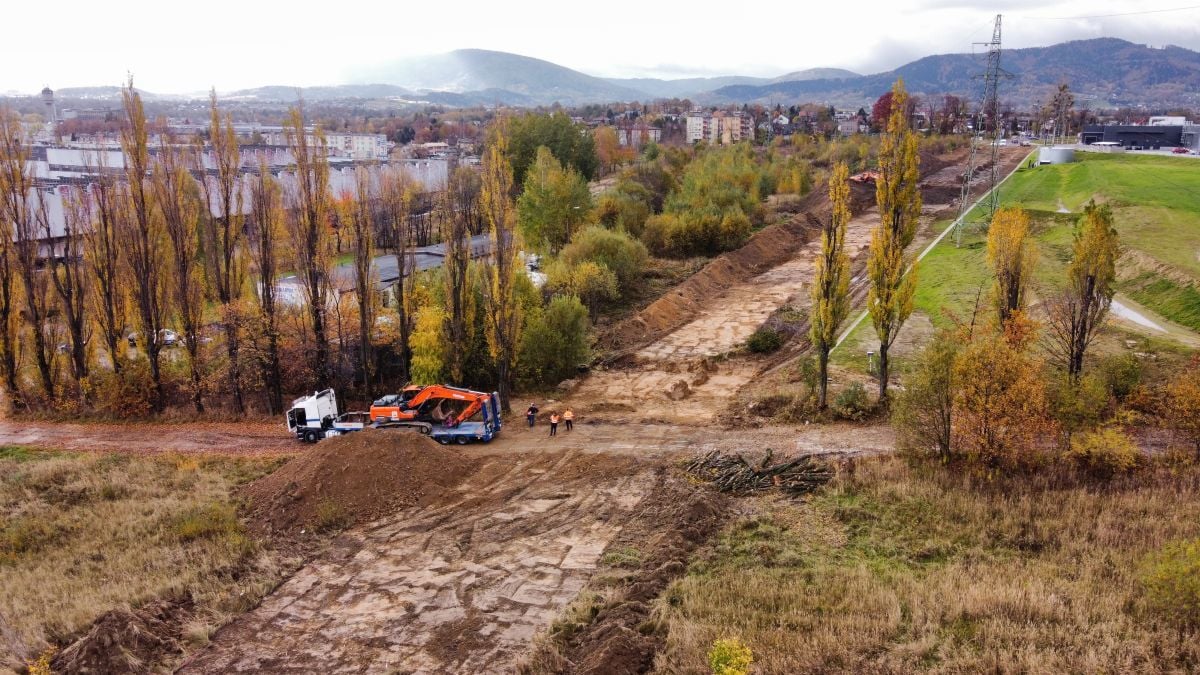 Trwa budowa nowej drogi w Andrychowie [FOTO]