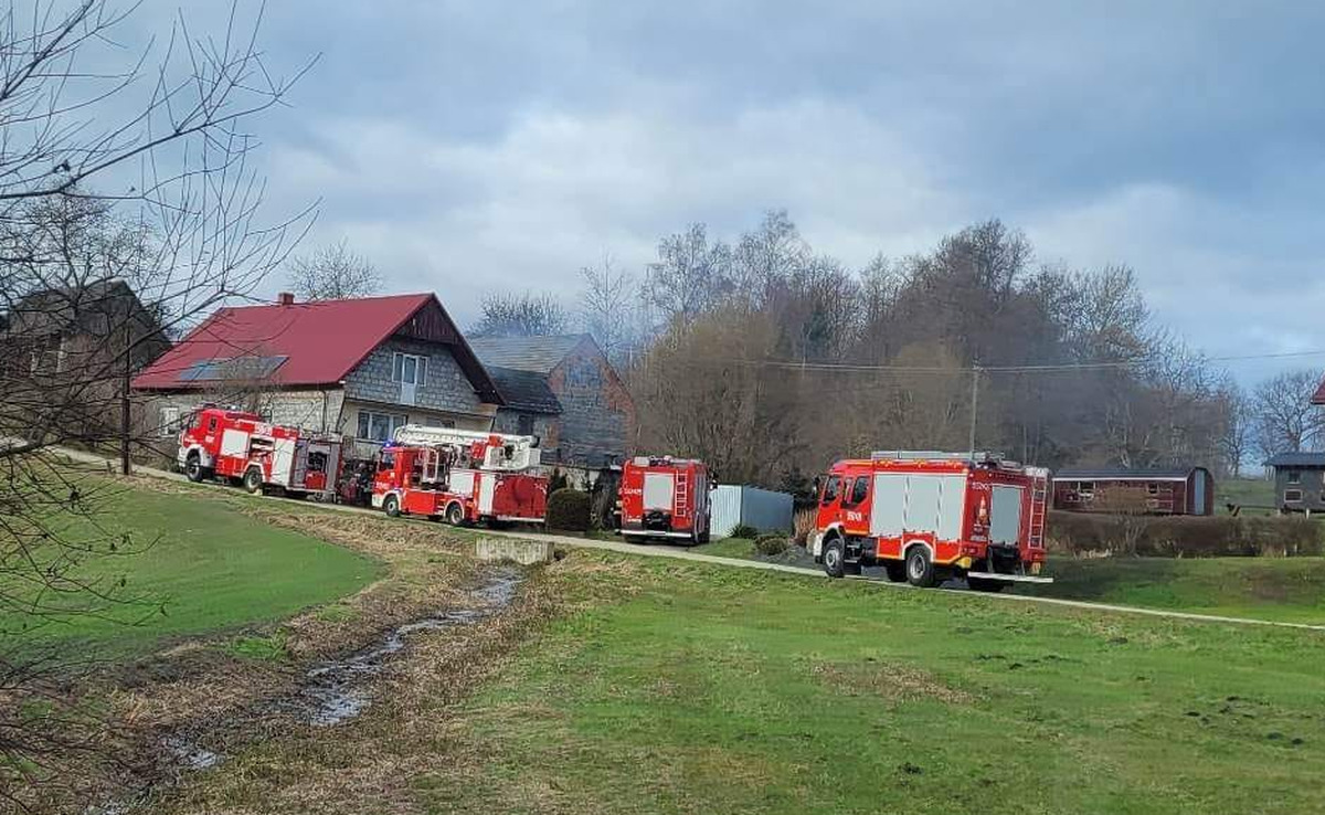 Akcje strażaków w Gierałtowicach i Inwałdzie