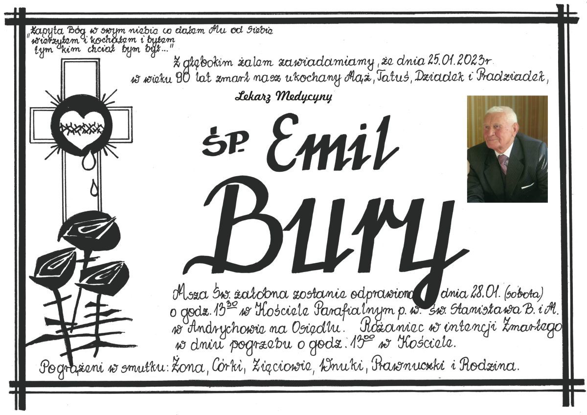 Ostatnie Pożegnanie. śp. Emil Bury
