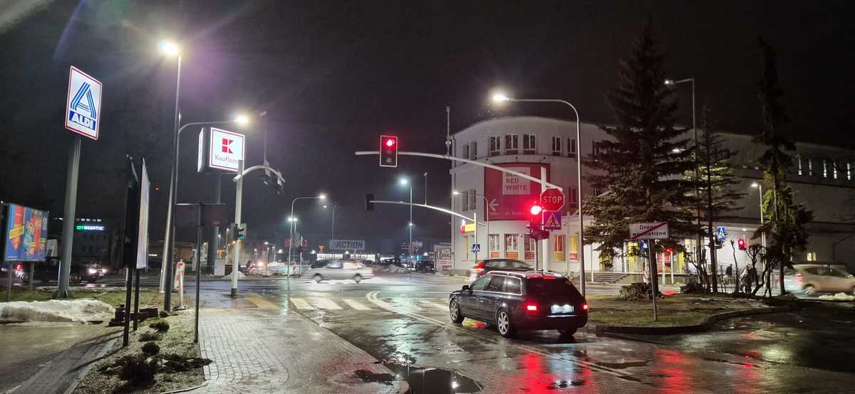 Lepsze oświetlenie skrzyżowań w centrum Andrychowa