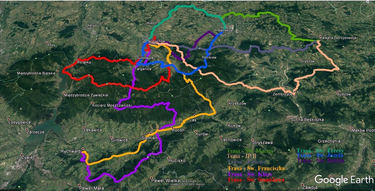 11 tras Ekstremalnej Drogi Krzyżowej z Andrychowa