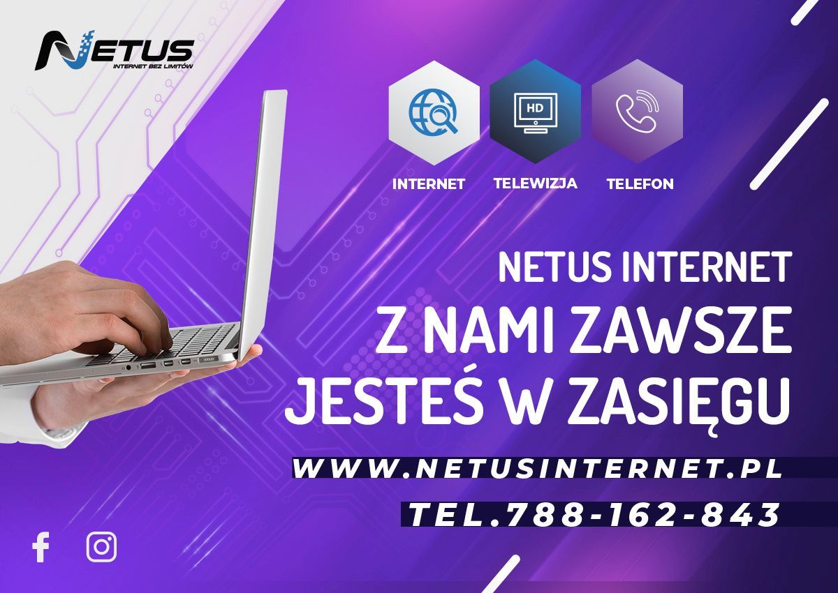 Praca w firmie Netus Internet w Andrychowie