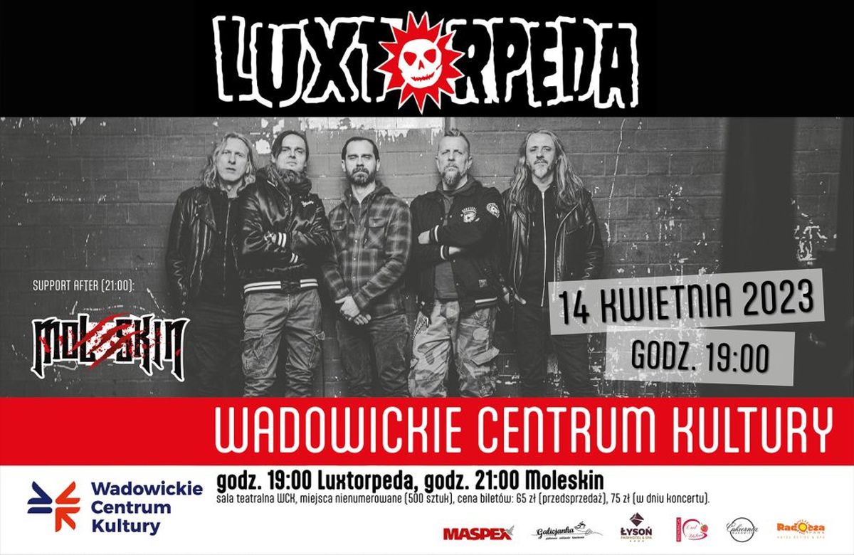 Ostatnia szansa na zakup biletu na koncert Luxtorpedy