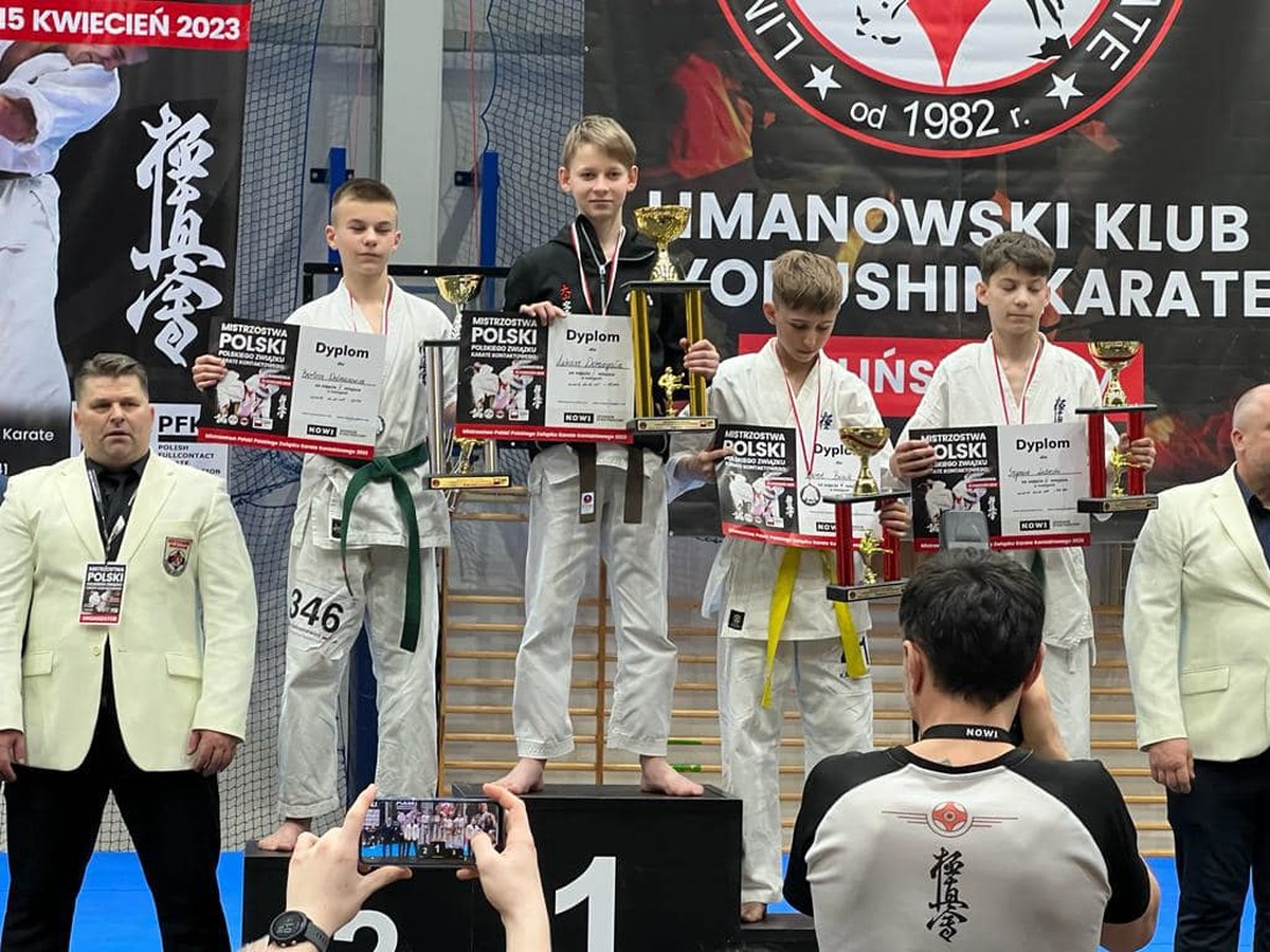 Medale podczas Mistrzostw Polski Polskiego Związku Karate Kontaktowego