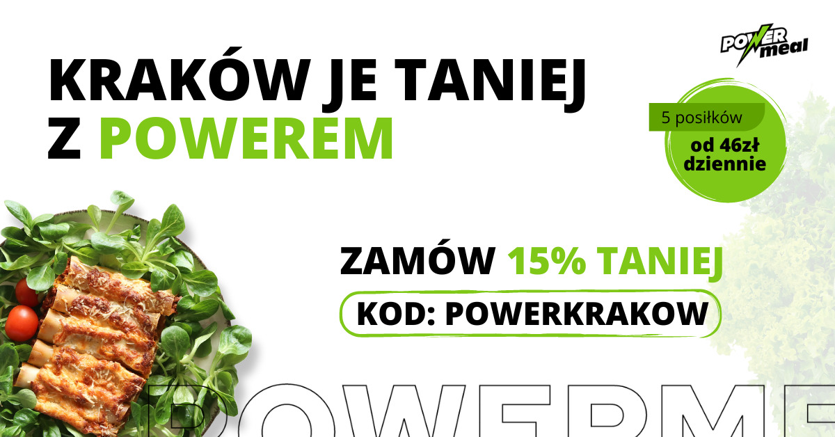 Kraków je taniej catering dietetyczny z Powerem