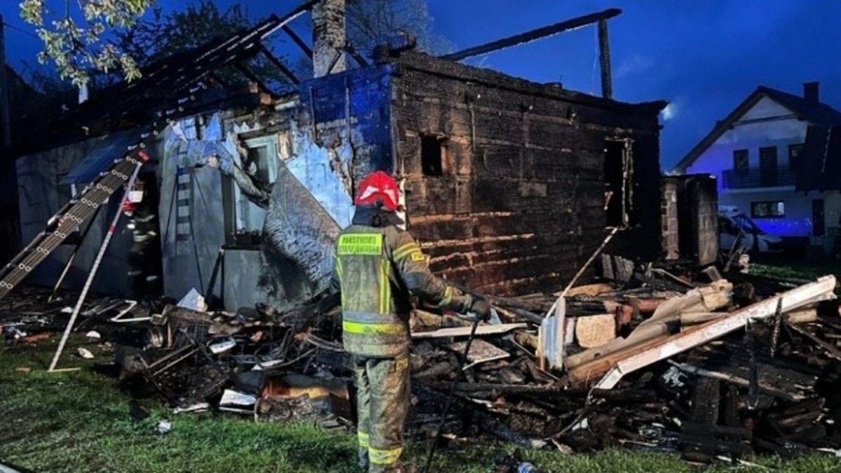 Zbiórka na odbudowę domu, który spłonął w nocnym pożarze