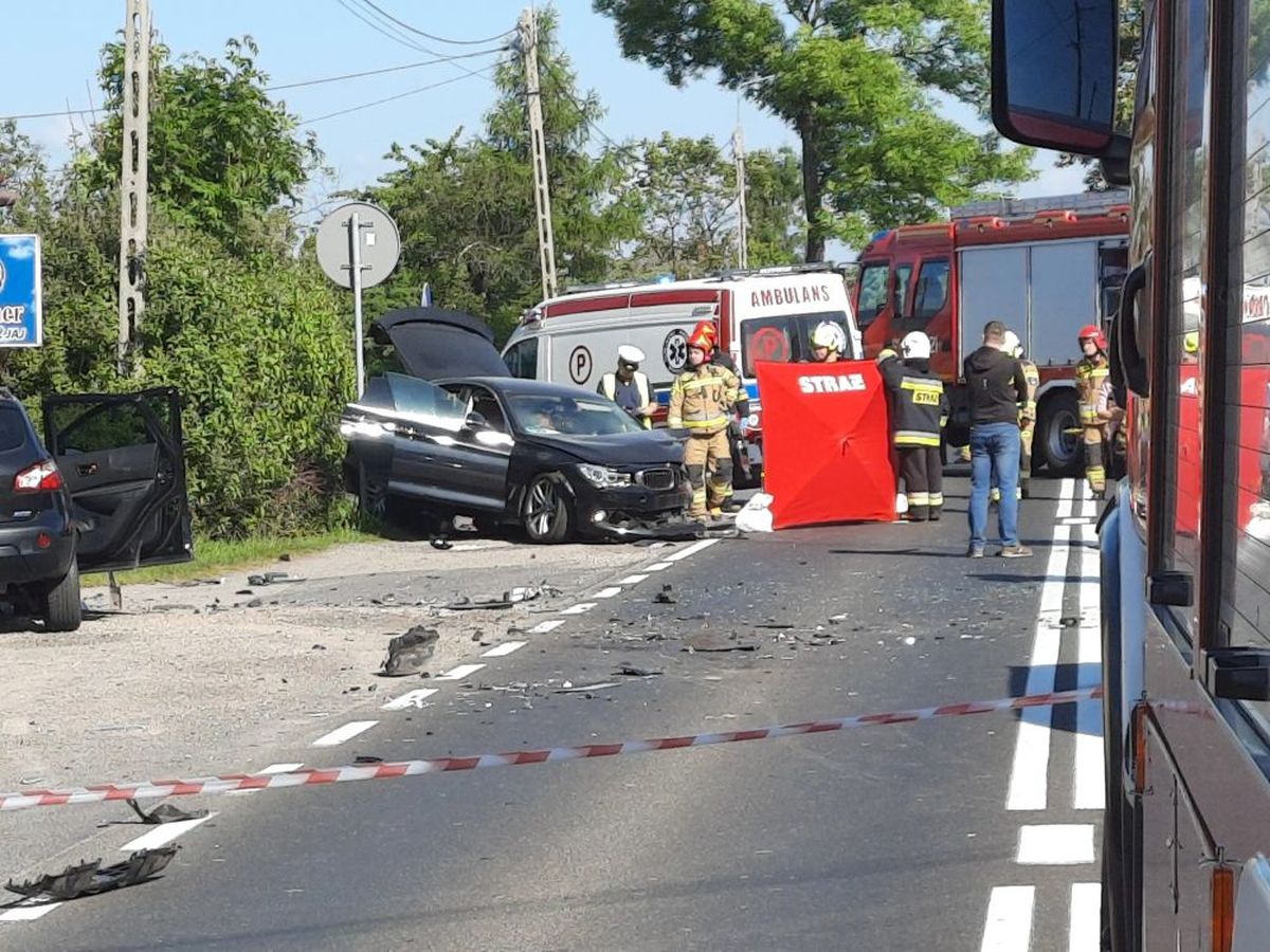 Co było przyczyną wypadku na Krakowskiej w Andrychowie?