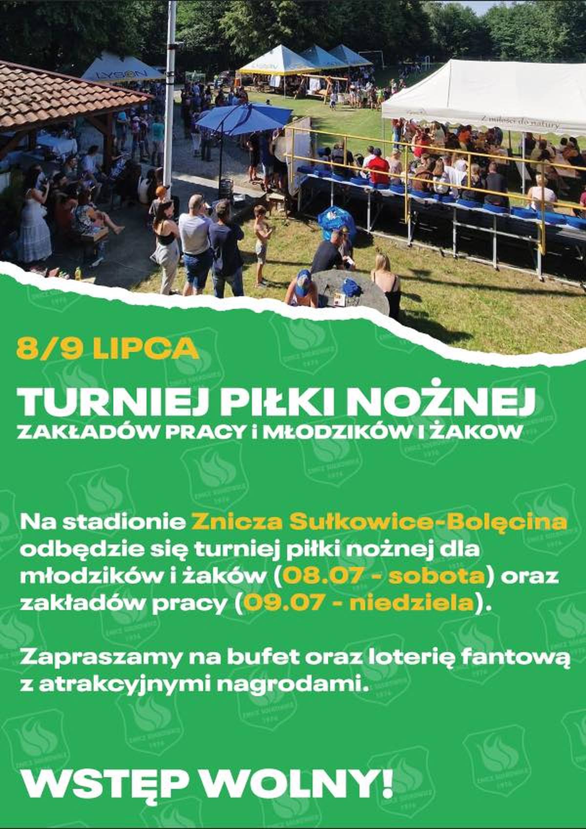 Znicz Sułkowice-Bolęcina zaprasza na piłkarski festyn
