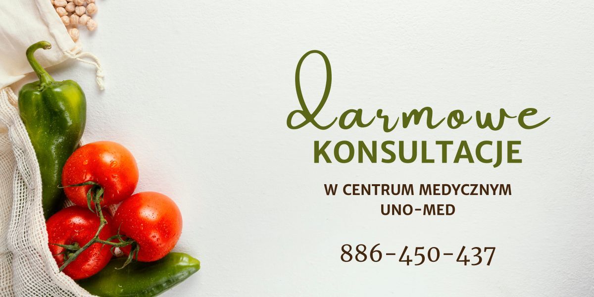 DARMOWE konsultacje dietetyczne w Centrum Medycznym UNO-MED w Andrychowie!