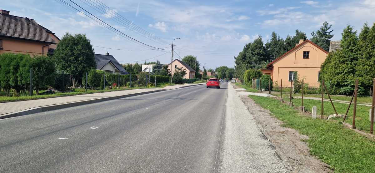 Droga Andrychów - Wieprz już przejezdna