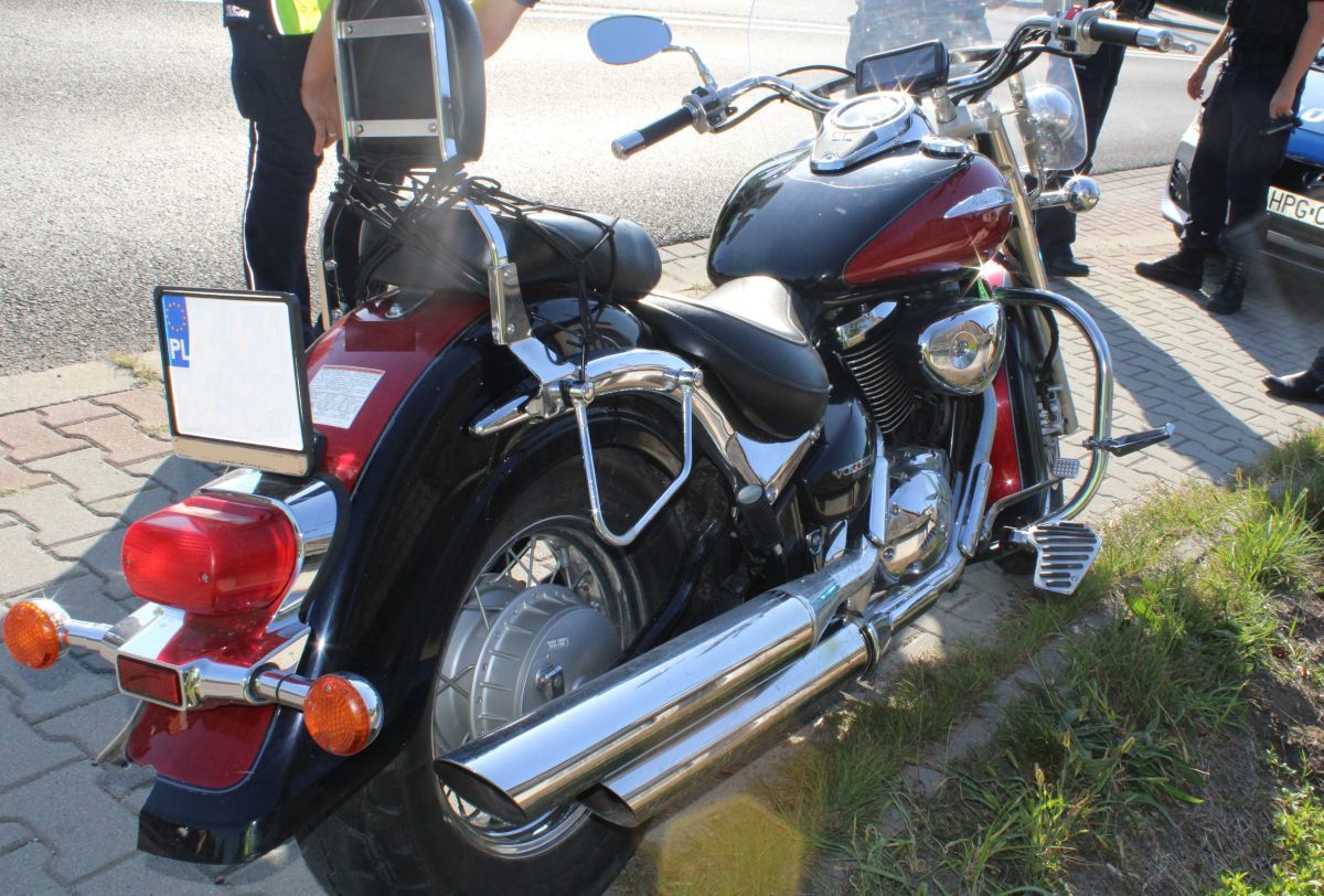 Motocyklista z Andrychowa poszkodowany w wypadku w Bulowicach