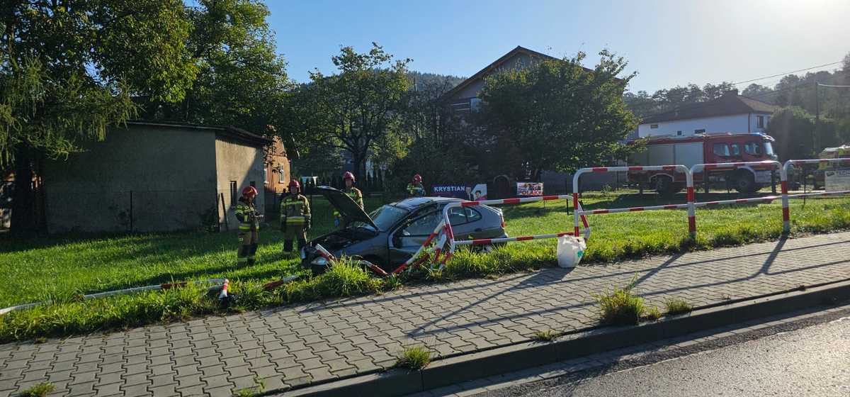 Wypadek na Racławickiej w Sułkowicach