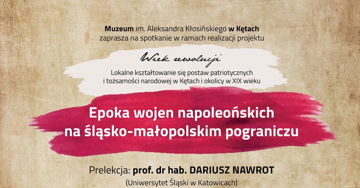 Ciekawy wykład historyczny: profesor Dariusz Nawrot opowie o wojnach napoleońskich