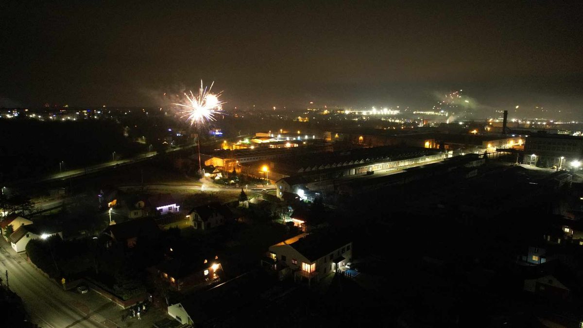 Tak witano nowy rok w Andrychowie [FOTO, VIDEO]