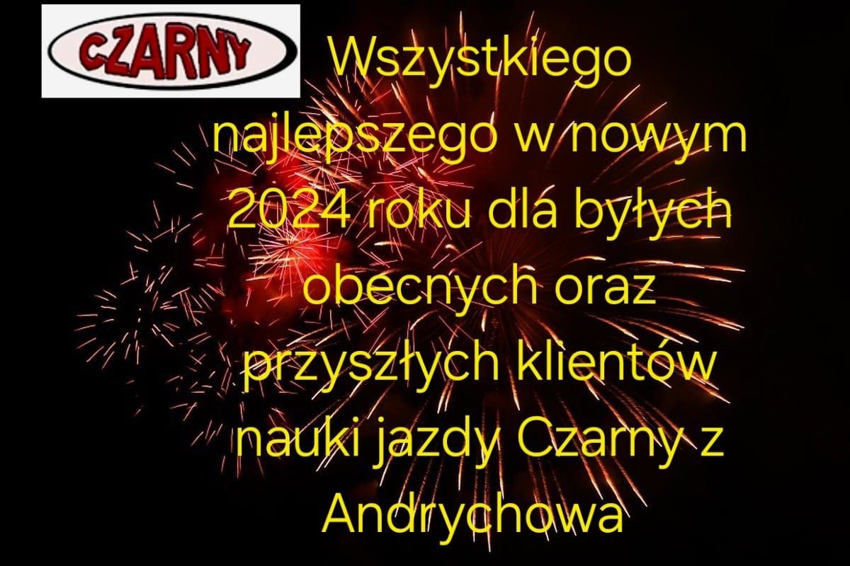 Życzenia noworoczne od OSK Czarny z Andrychowa