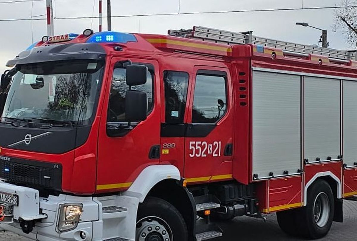 Kolejna akcja strażaków w zakładzie na Przemysłowej w Andrychowie