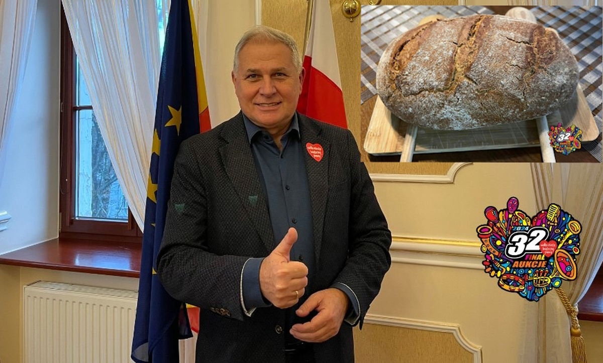 Aukcje WOŚP: chleb i kolacja z burmistrzem Andrychowa