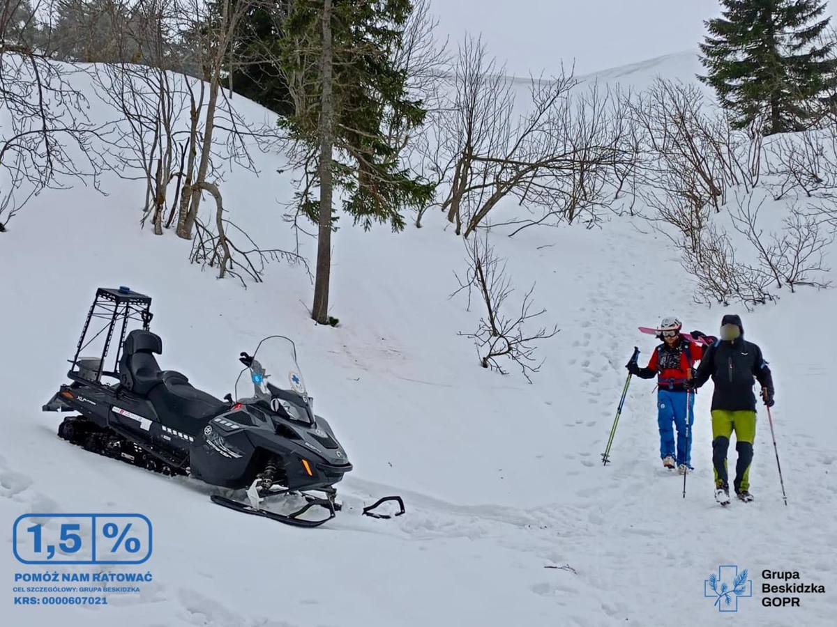Ratownicy GOPR pomogli turystom, którzy zgubili się w górach