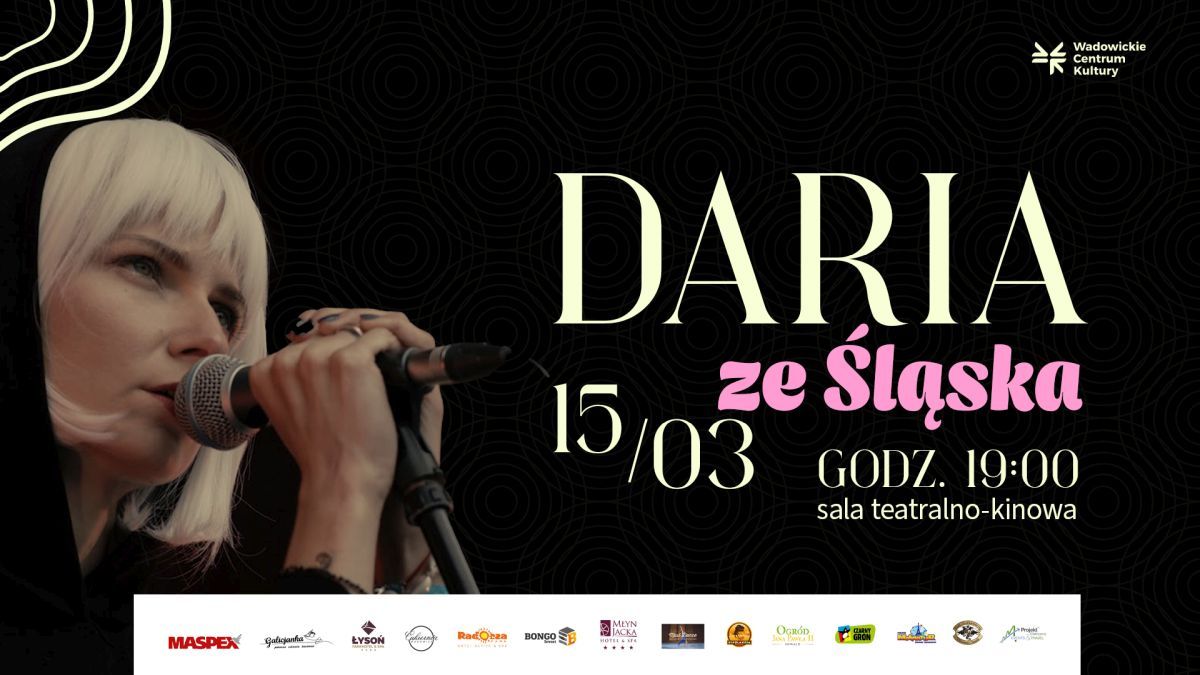 Daria ze Śląska podczas swojej pierwszej trasy koncertowej odwiedzi Wadowice