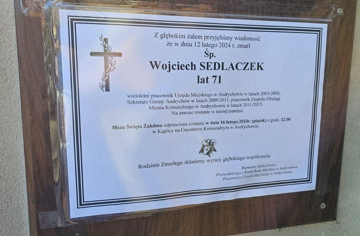 Zmarł Wojciech Sedlaczek