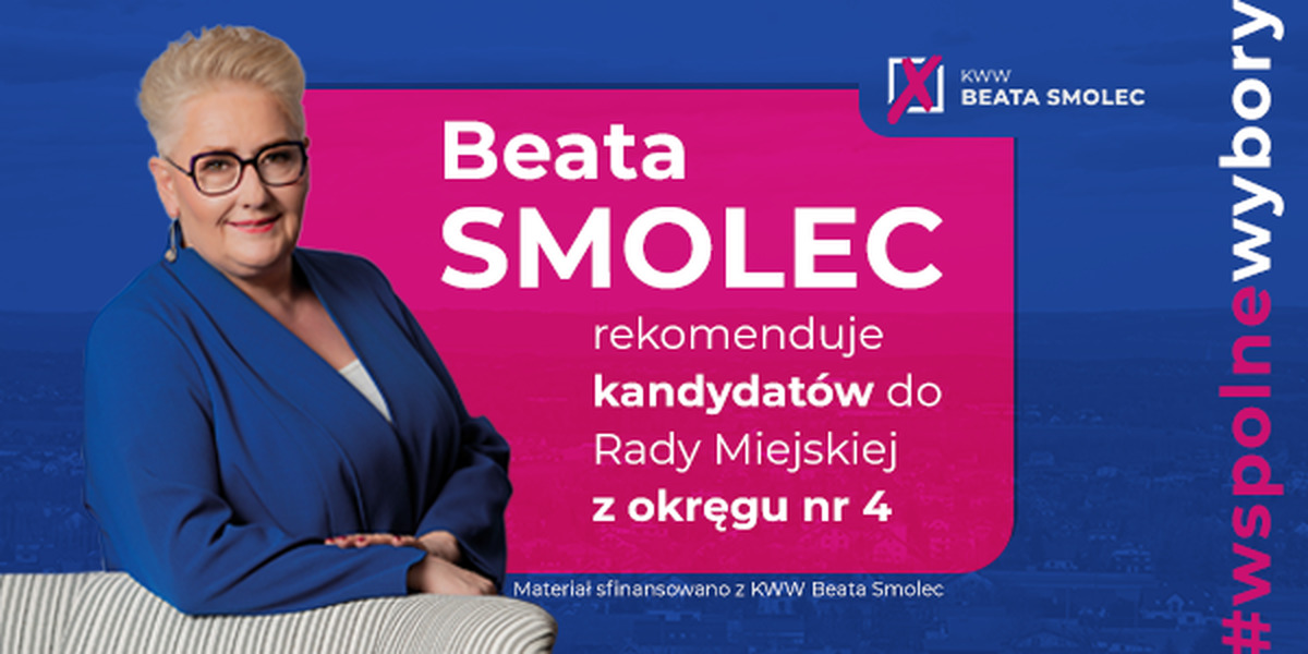 Poznaj kandydatów z okręgu nr 4 z KWW Beata Smolec