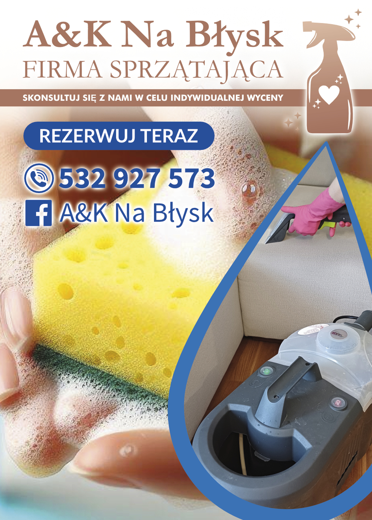 A&K Na Błysk – Firma sprzątająca poleca się na przedświąteczne porządki