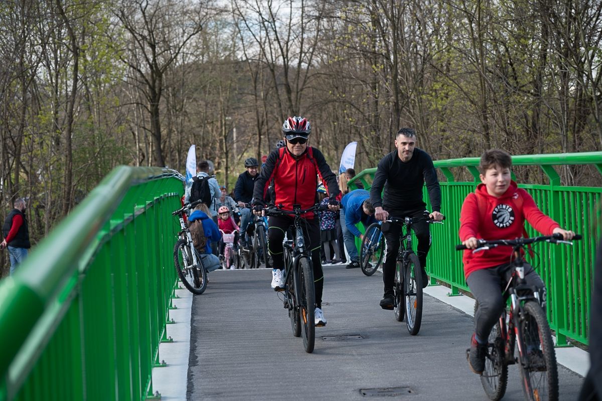 Nowa ścieżka rowerowa do Jeziora Mucharskiego oficjalnie otwarta