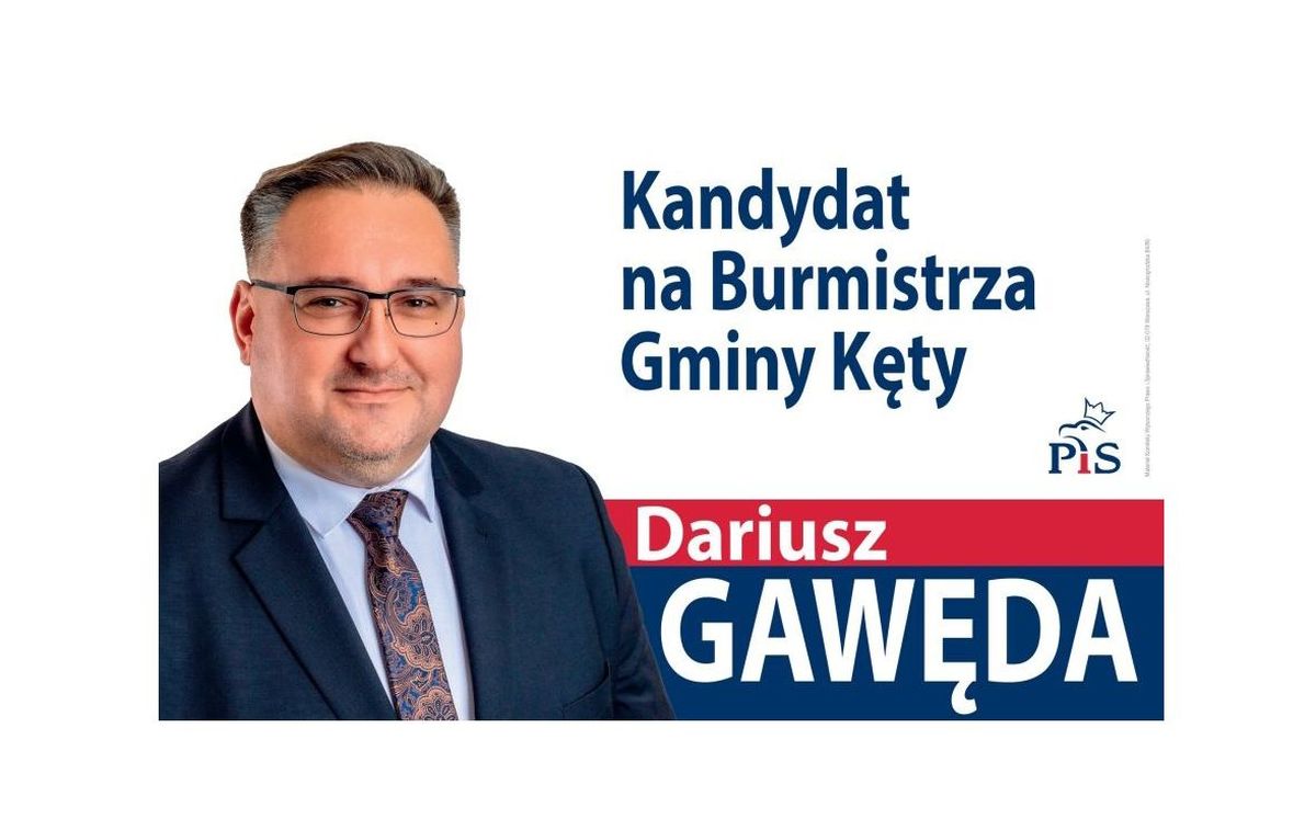 Dariusz Gawęda - kandydat na burmistrza gminy Kęty