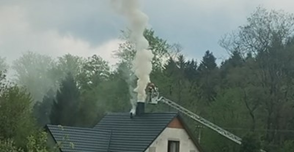 Interwencja strażaków w Targanicach