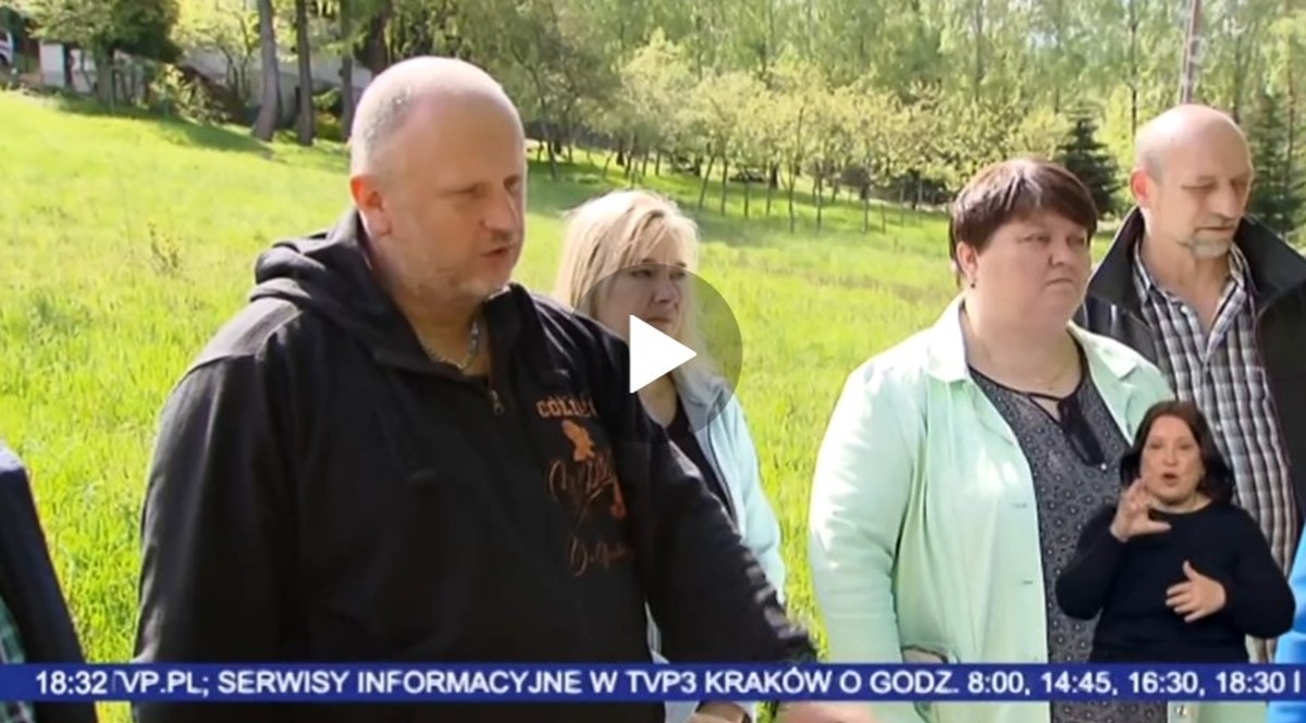 TVP Kraków o sytuacji w Targanicach