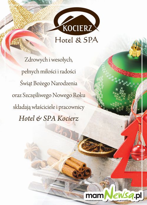 Życzenia świąteczne od Hotel & SPA Kocierz