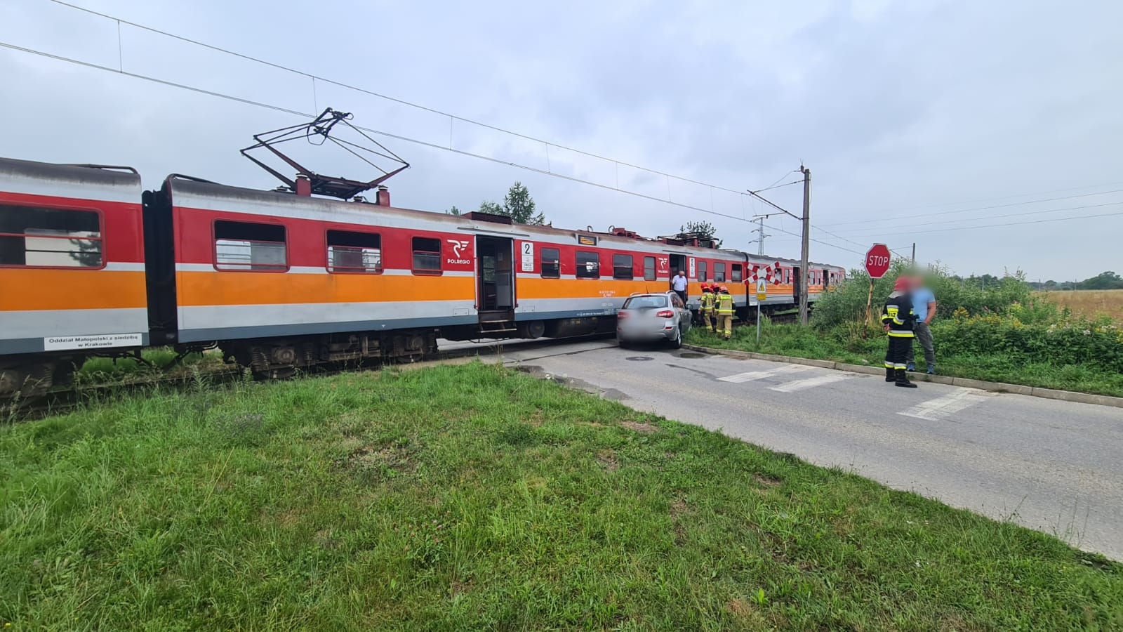 andrychów wypadek kolejowy